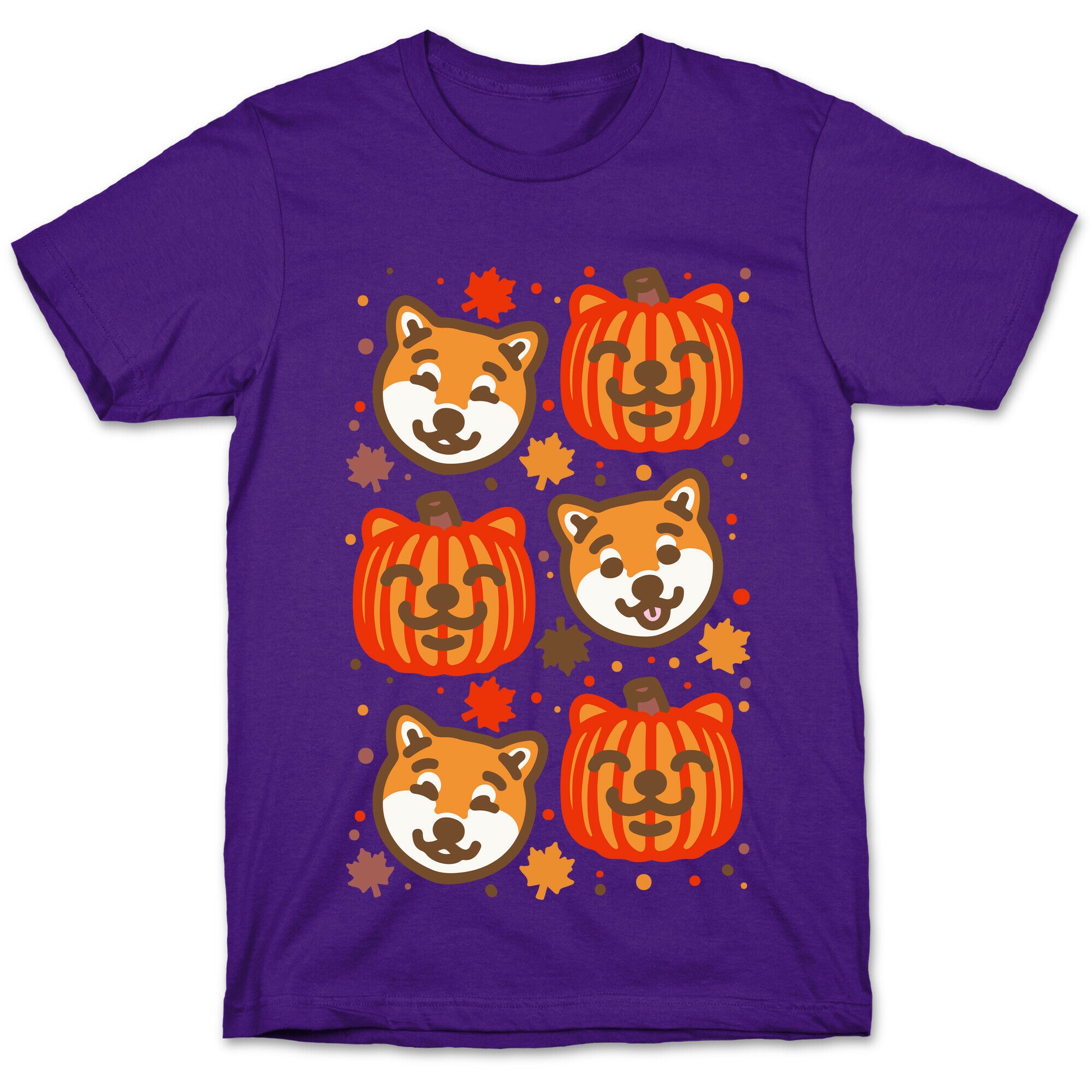 Shiba Inu Pumpkins T-Shirt