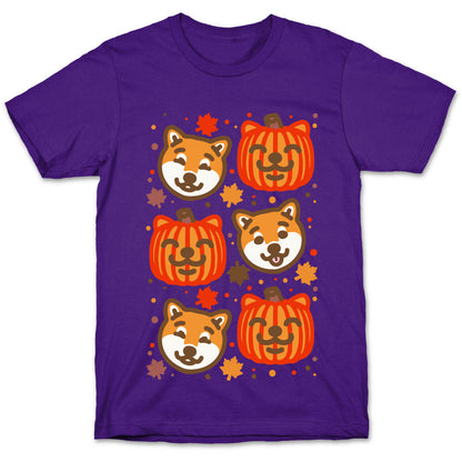 Shiba Inu Pumpkins T-Shirt