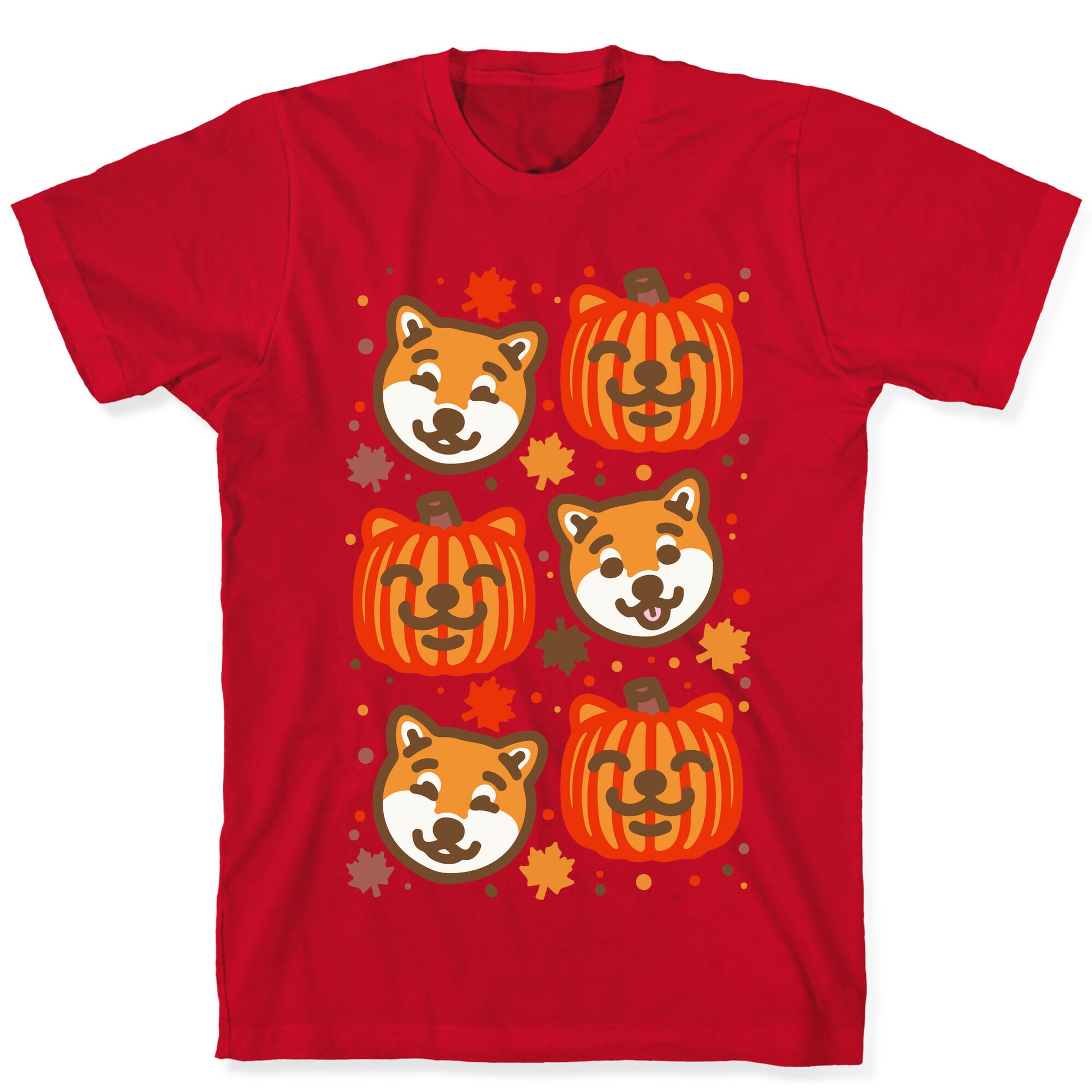Shiba Inu Pumpkins T-Shirt