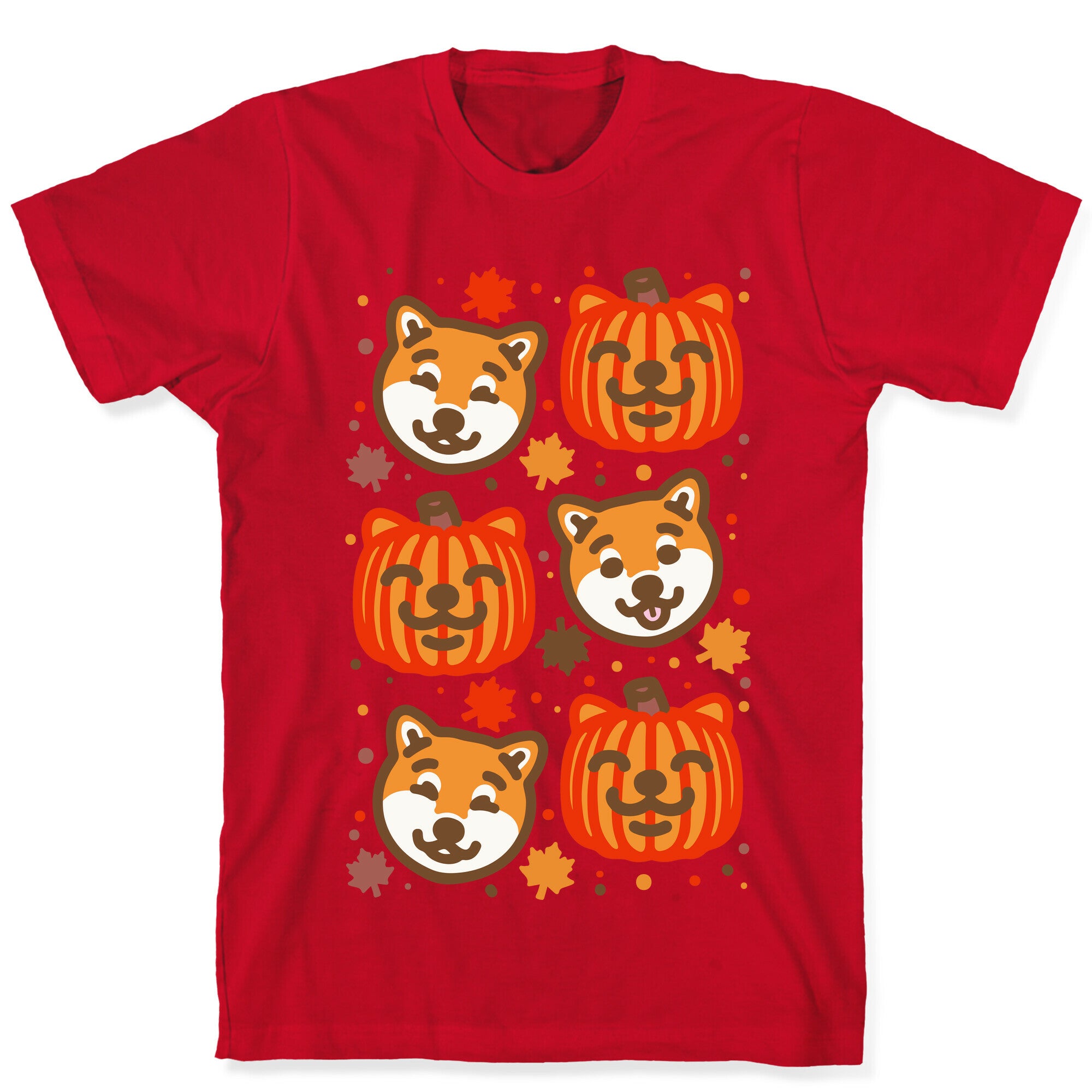 Shiba Inu Pumpkins T-Shirt