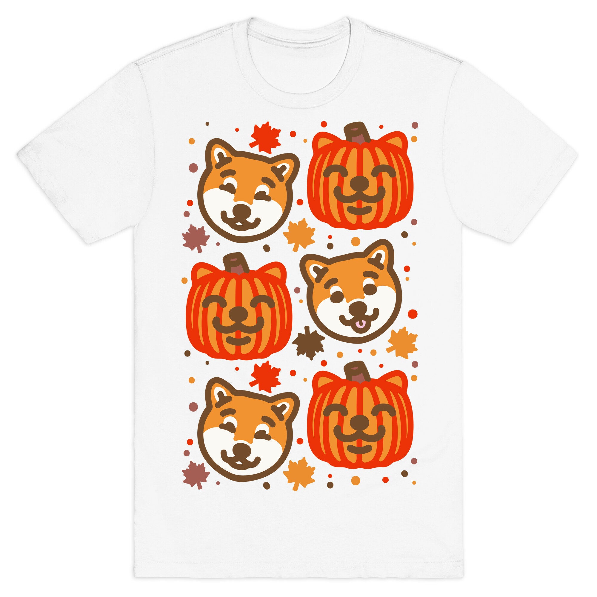 Shiba Inu Pumpkins T-Shirt