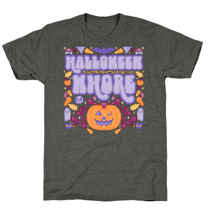 Halloween Whore Unisex Triblend Tee
