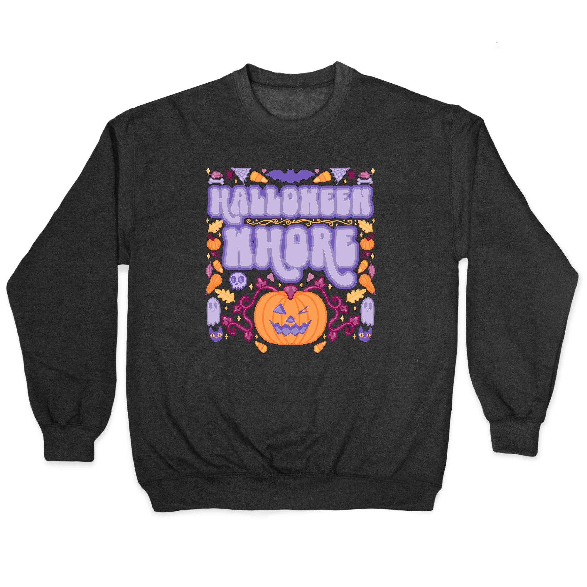 Halloween Whore Crewneck Sweatshirt
