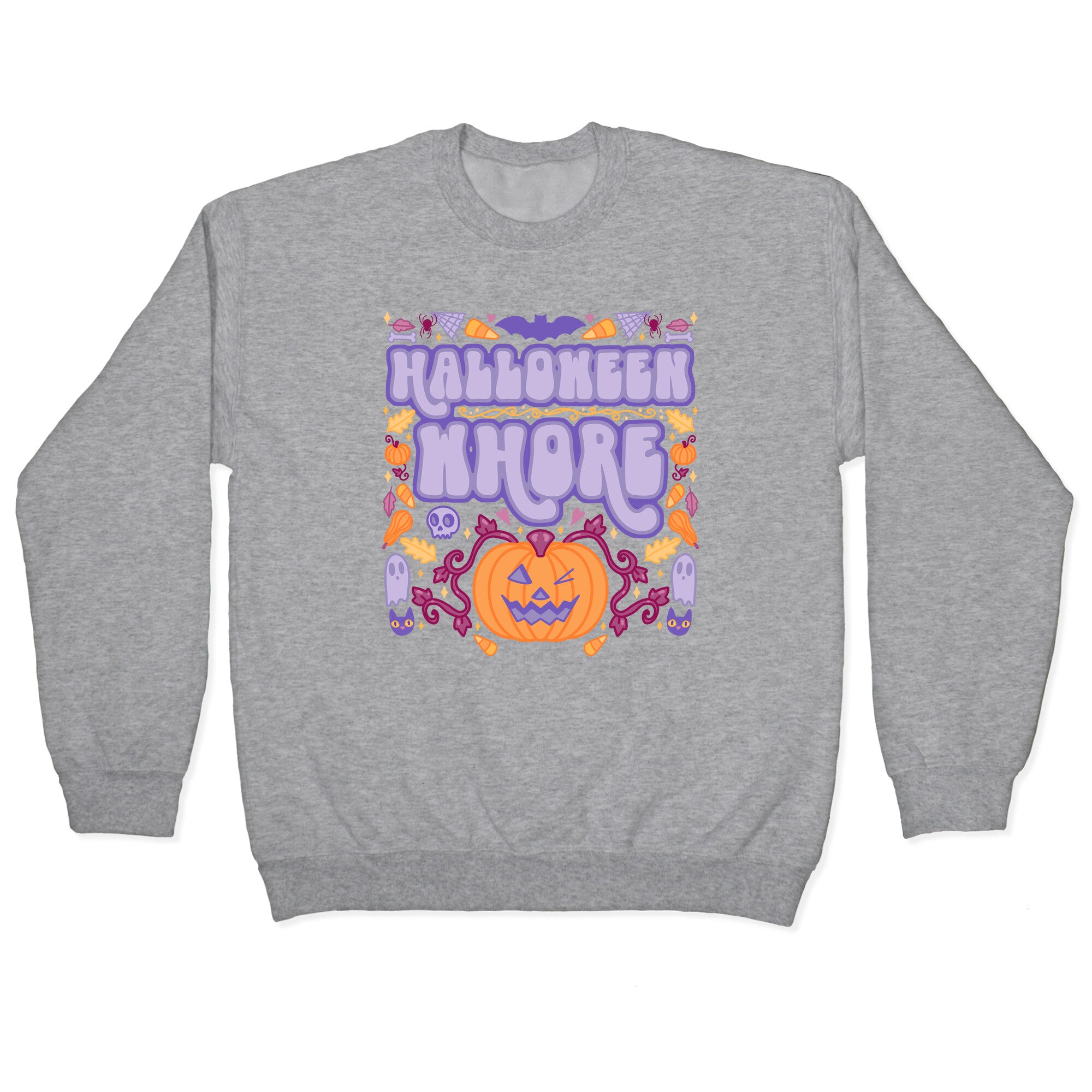 Halloween Whore Crewneck Sweatshirt