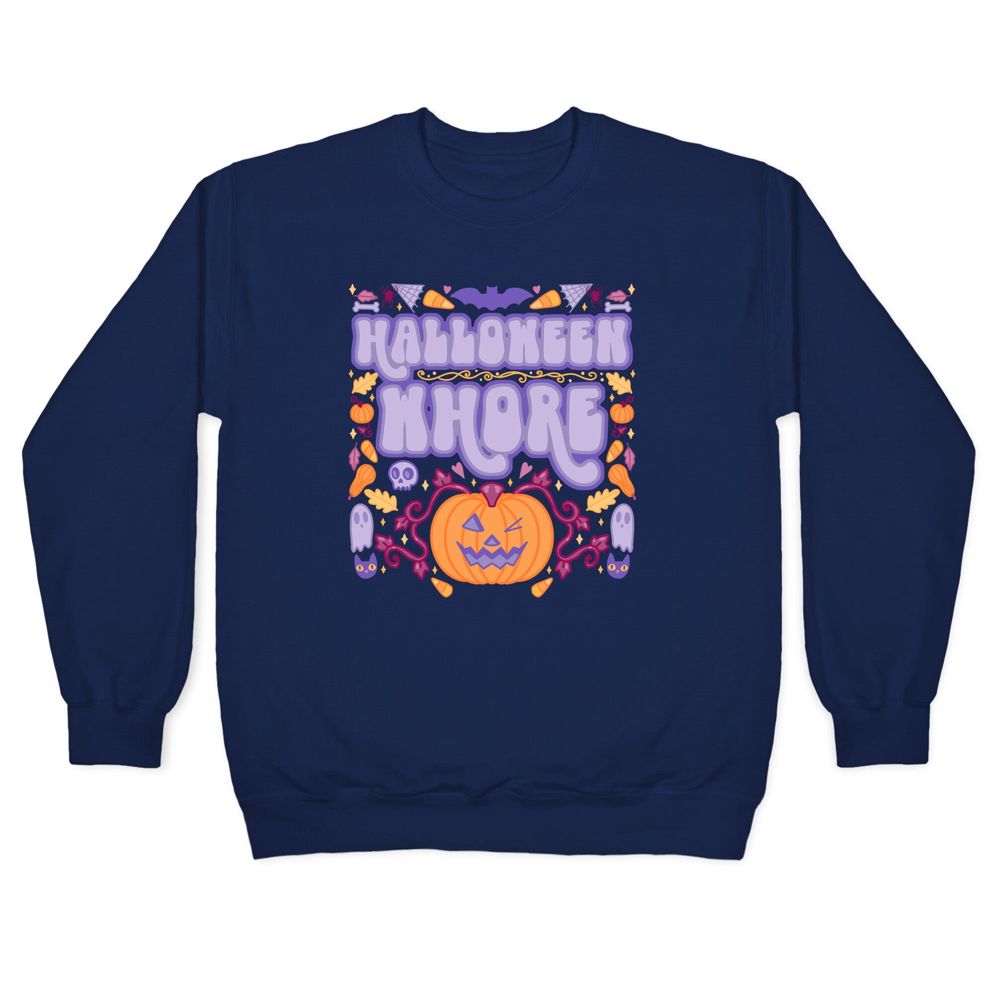 Halloween Whore Crewneck Sweatshirt