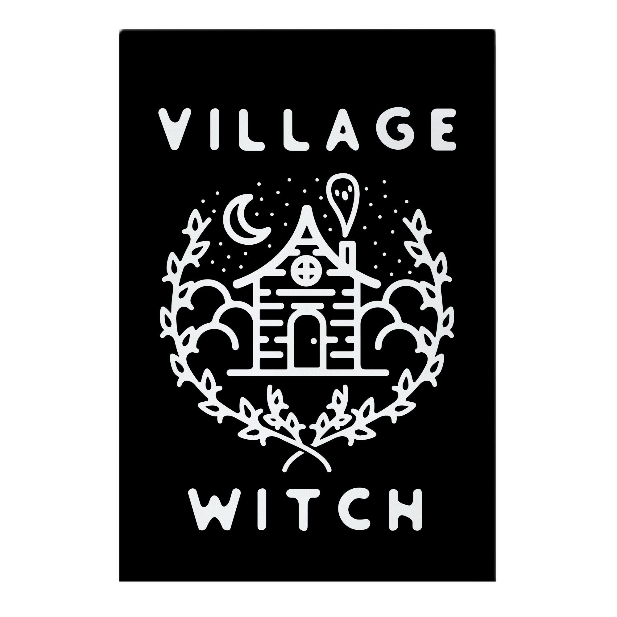 Village Witch Garden Flag