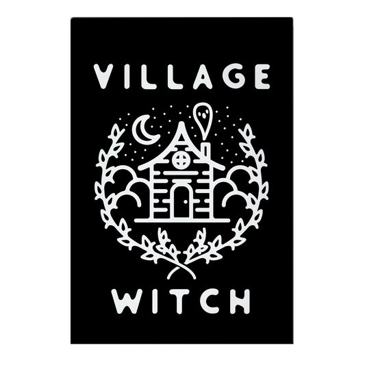 Village Witch Garden Flag