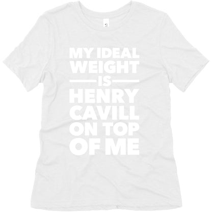 Ideal Weight (Henry Cavill) Women's Triblend Tee