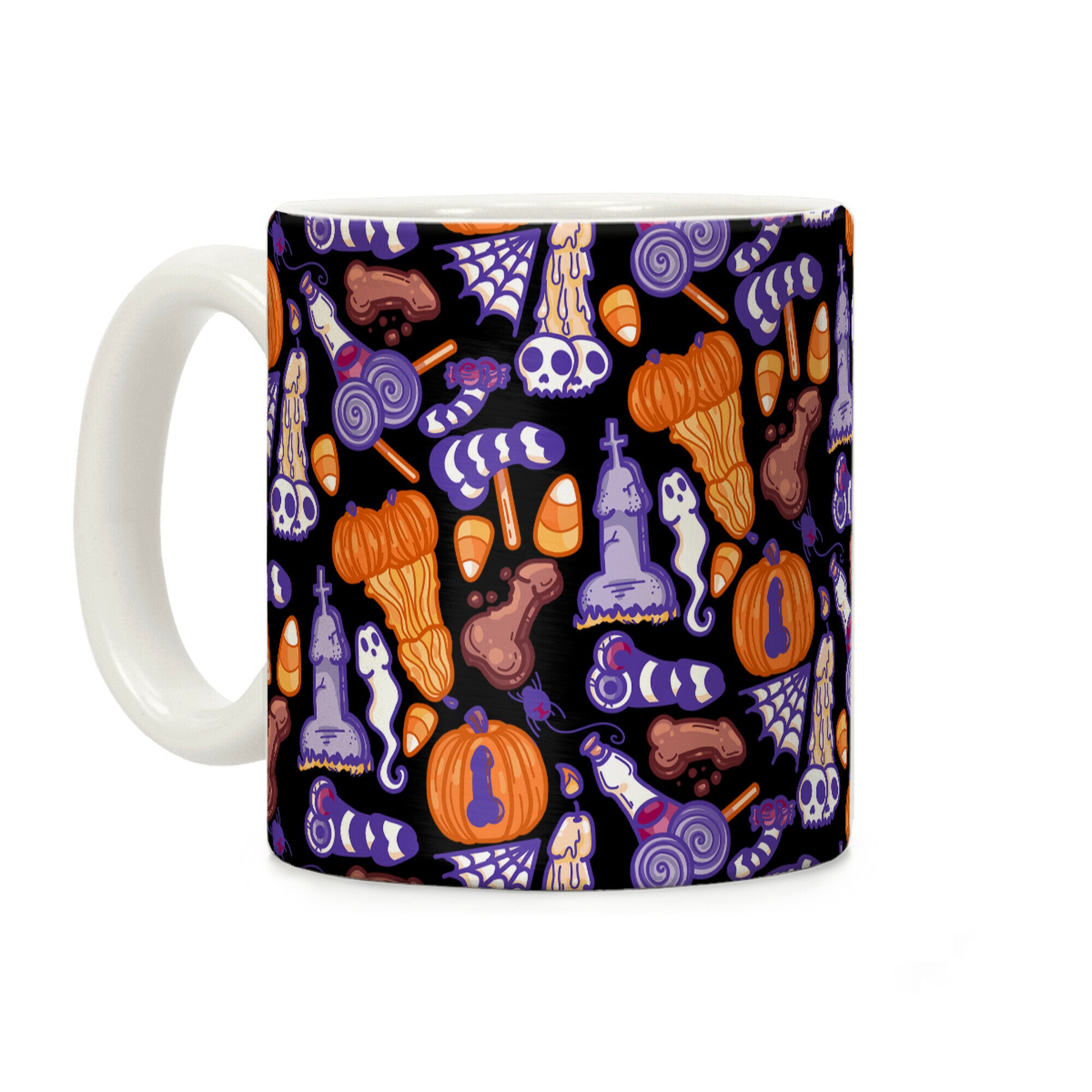 Halloweenies Pattern Coffee Mug