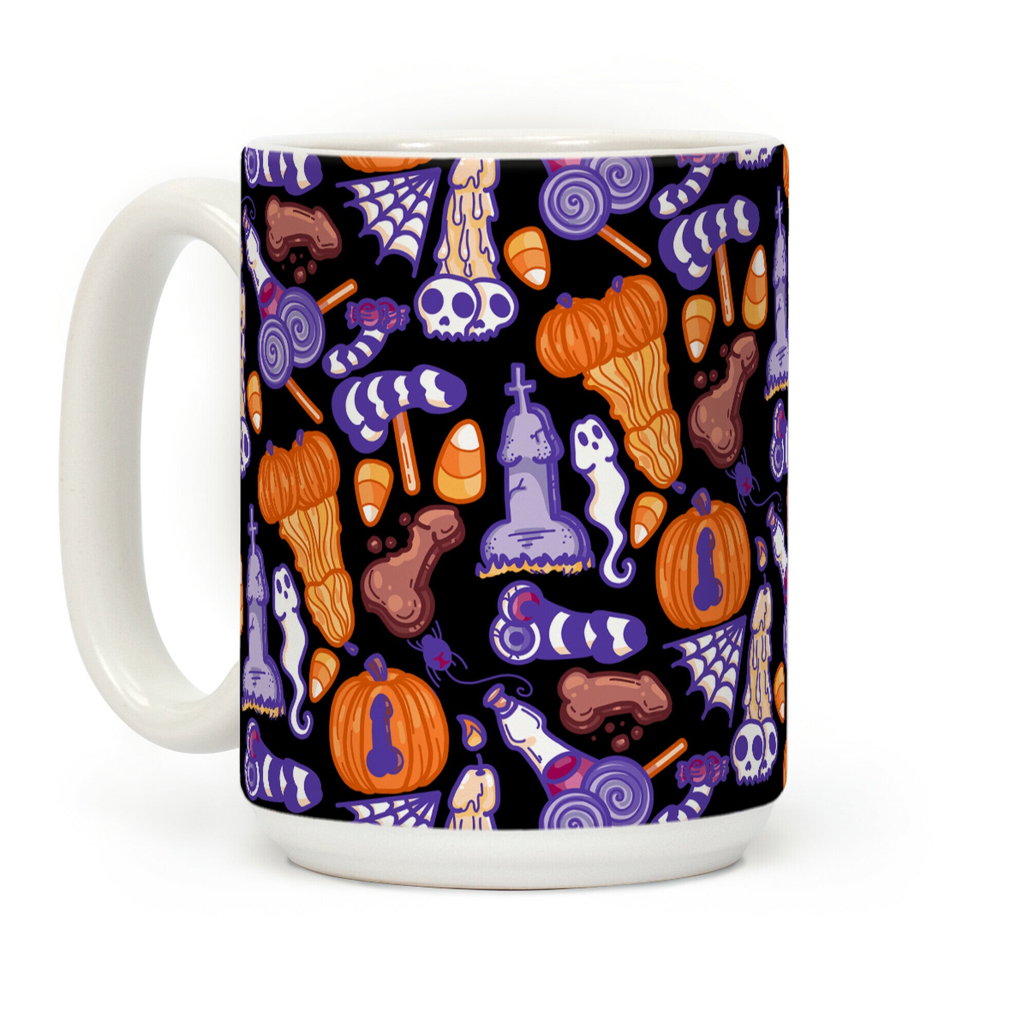 Halloweenies Pattern Coffee Mug