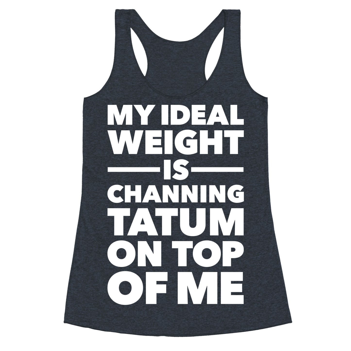 Ideal Weight (Channing Tatum) Racerback Tank