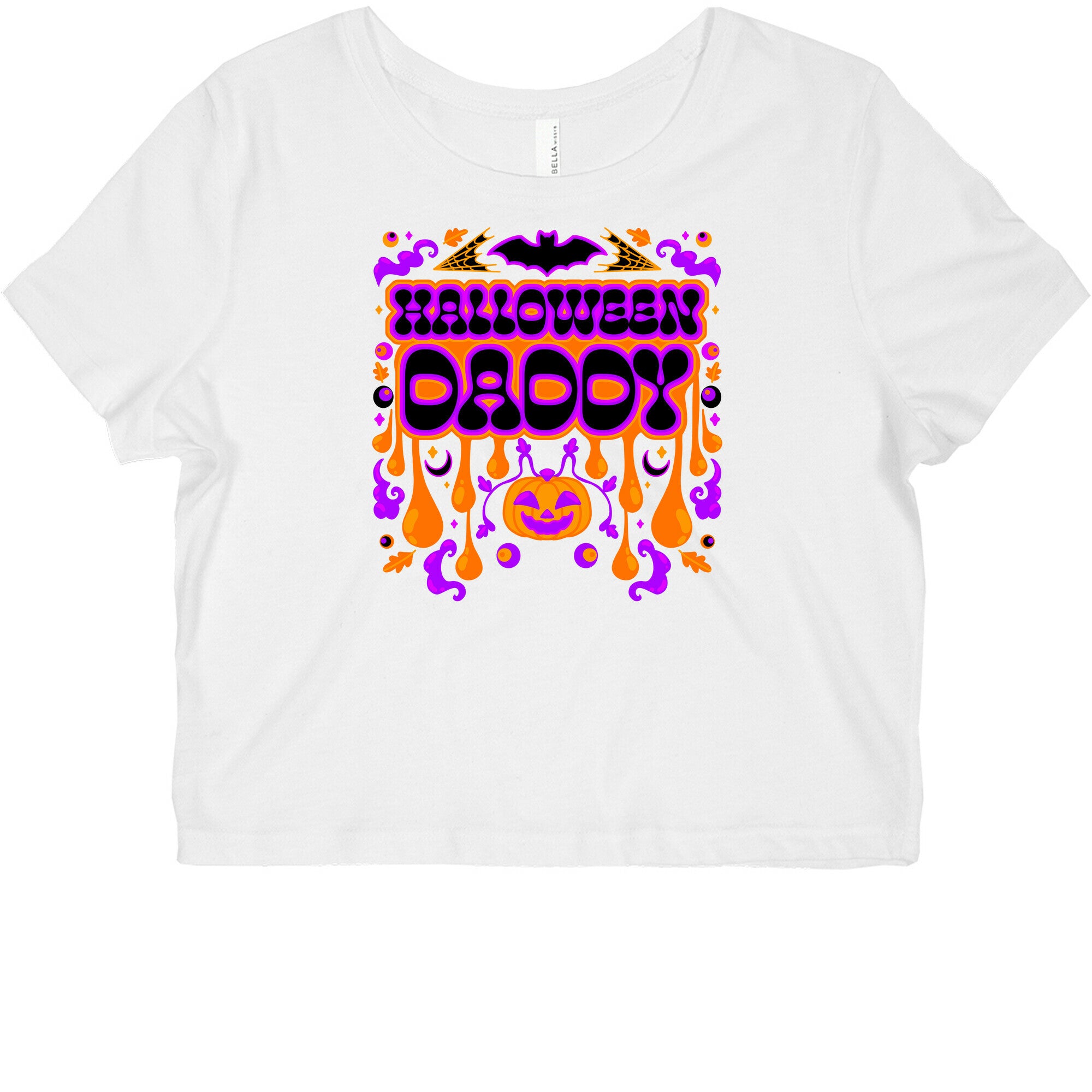 Retro Halloween Daddy Graphic Baby Tee