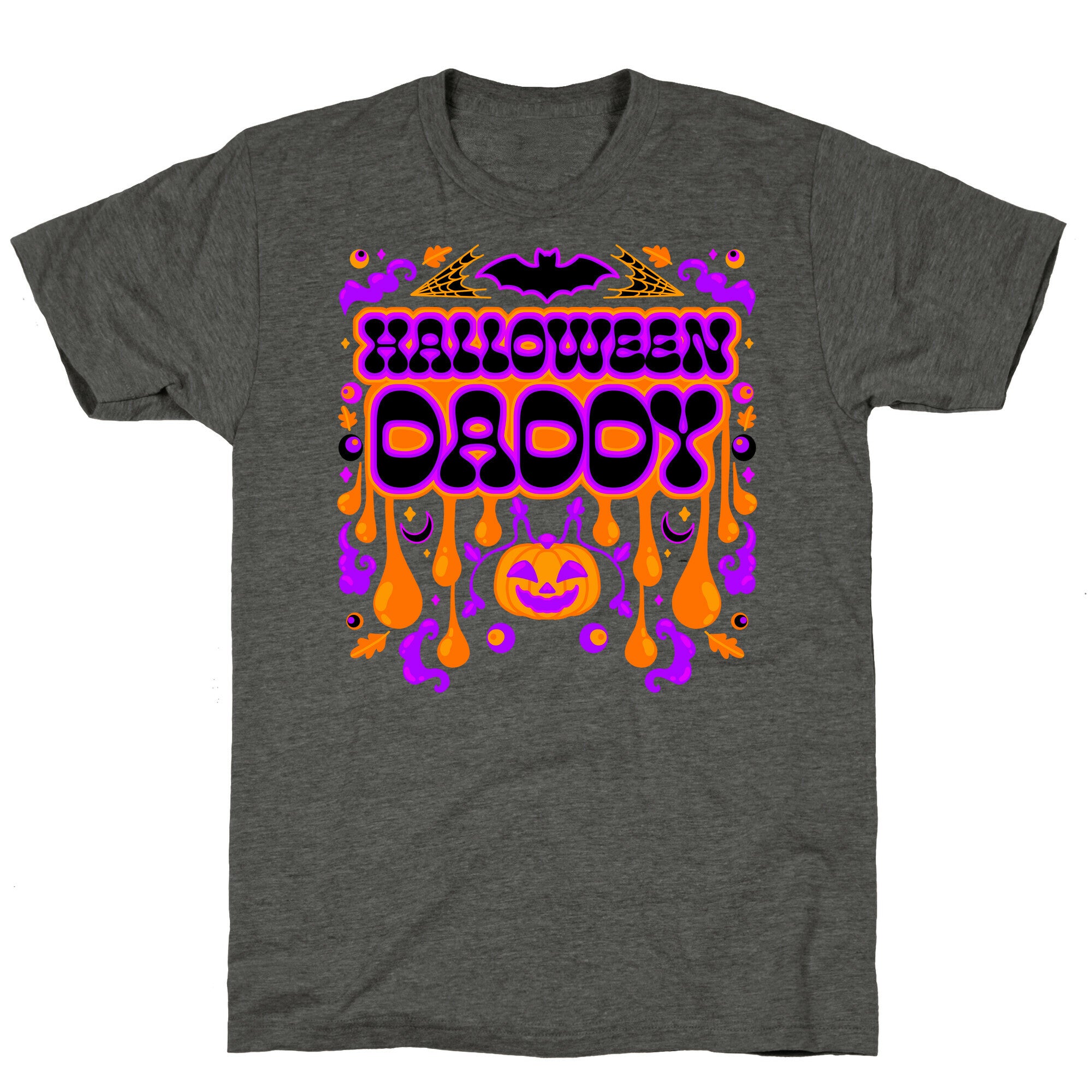 Retro Halloween Daddy Unisex Triblend Tee