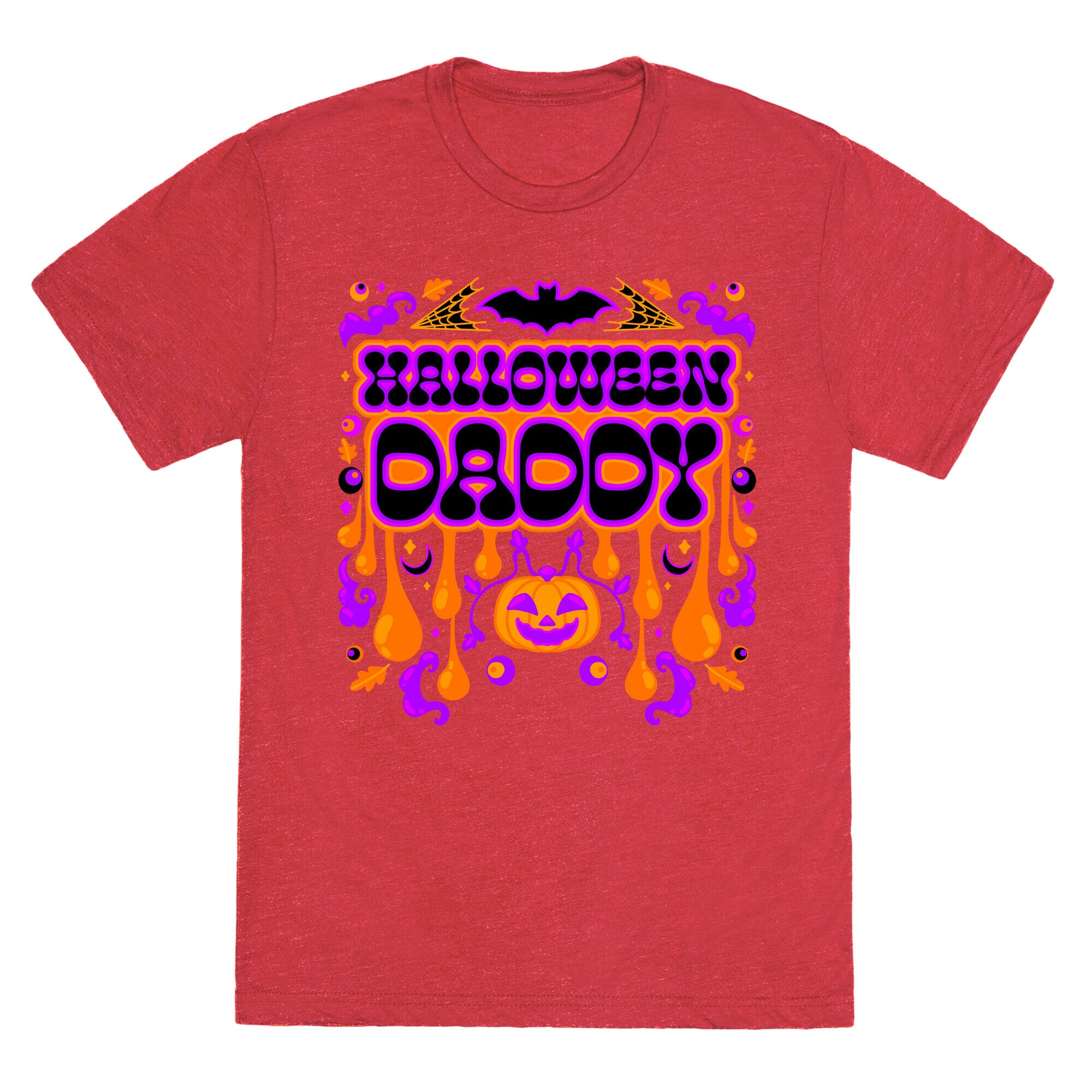 Retro Halloween Daddy Unisex Triblend Tee
