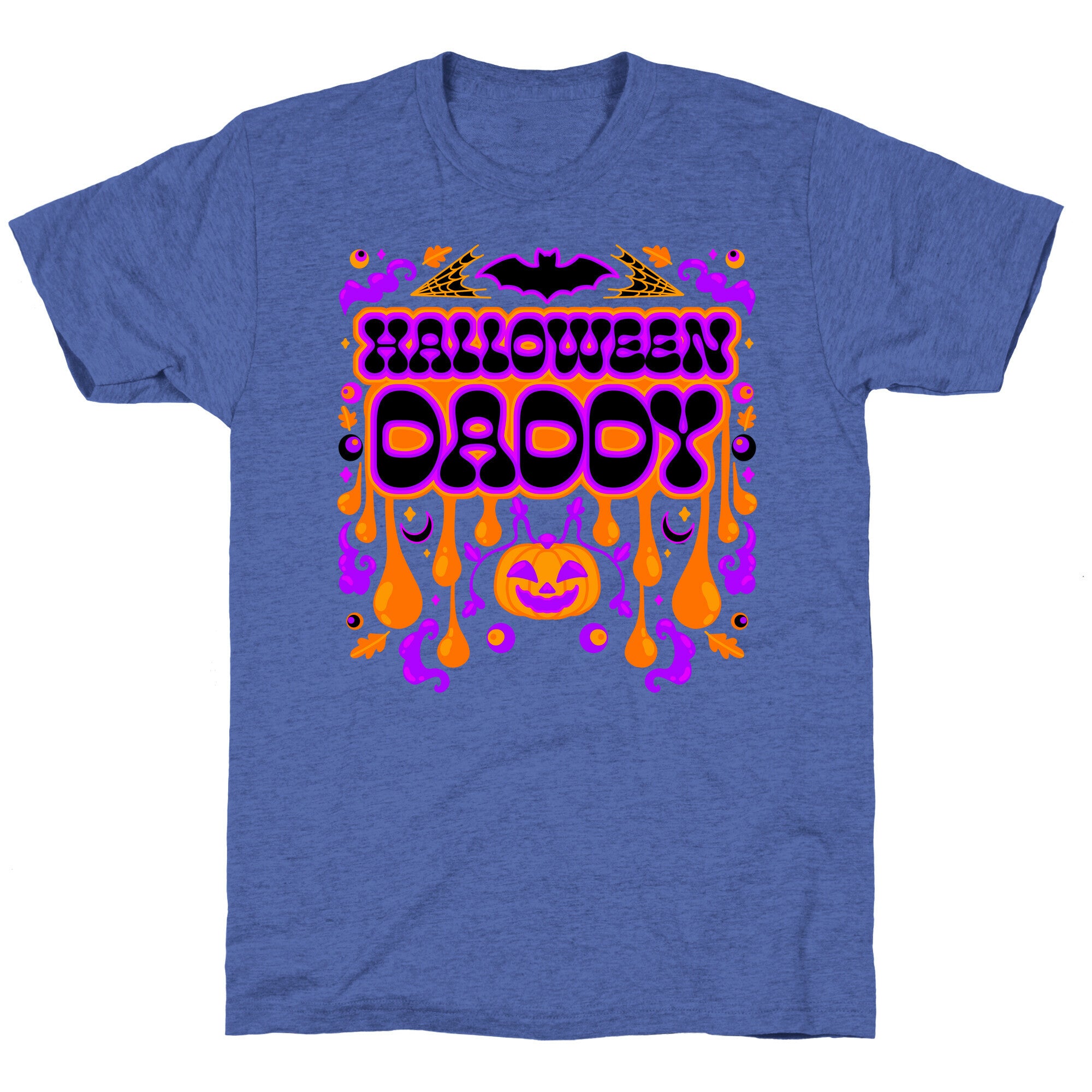 Retro Halloween Daddy Unisex Triblend Tee