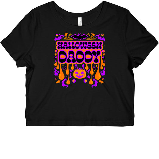 Retro Halloween Daddy Graphic Baby Tee