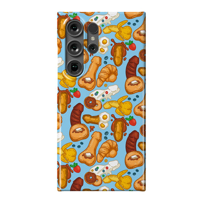 Phallic Breakfast Pattern Phone Case