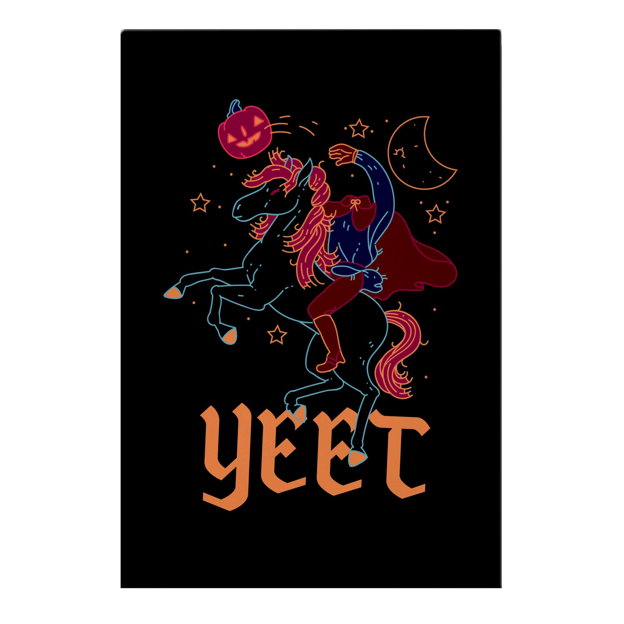 Yeetless Horseman Garden Flag