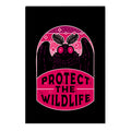 Protect the Wildlife (Mothman) Garden Flag