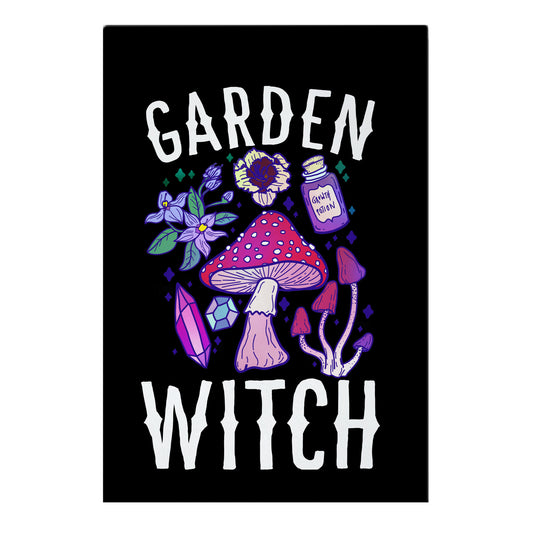 Garden Witch Garden Flag