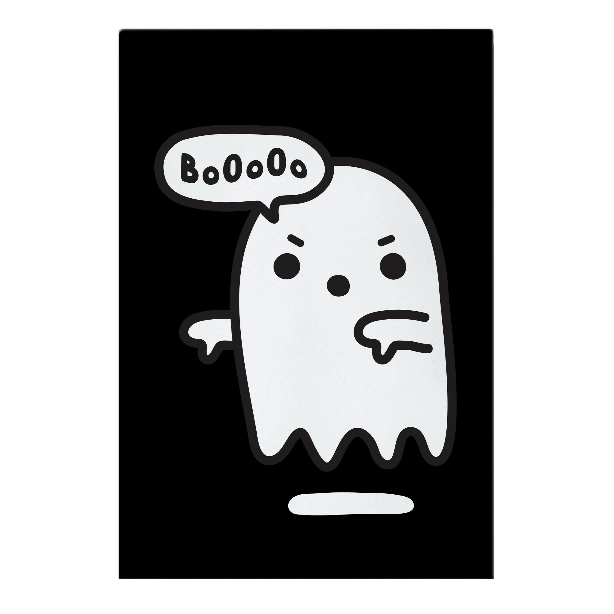 Disapproving Ghost Garden Flag