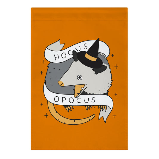 Hocus Opocus Opossum Garden Flag