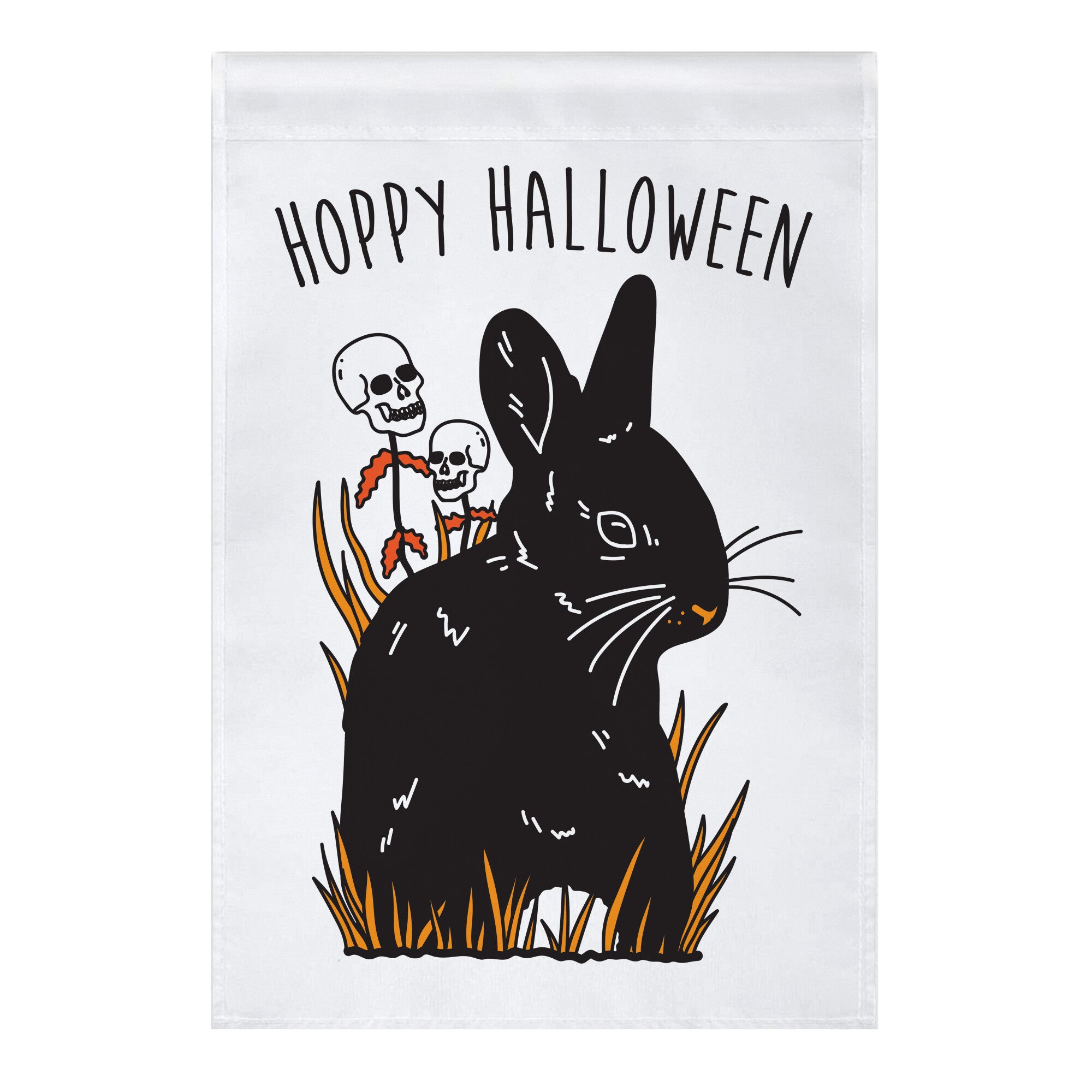 Hoppy Halloween Garden Flag