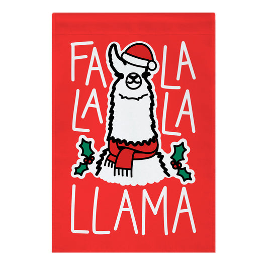 Falalala Llama Garden Flag