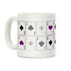 Asexual Aces Pattern Coffee Mug