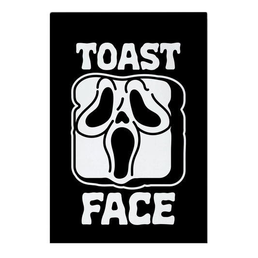 Toast Face Garden Flag