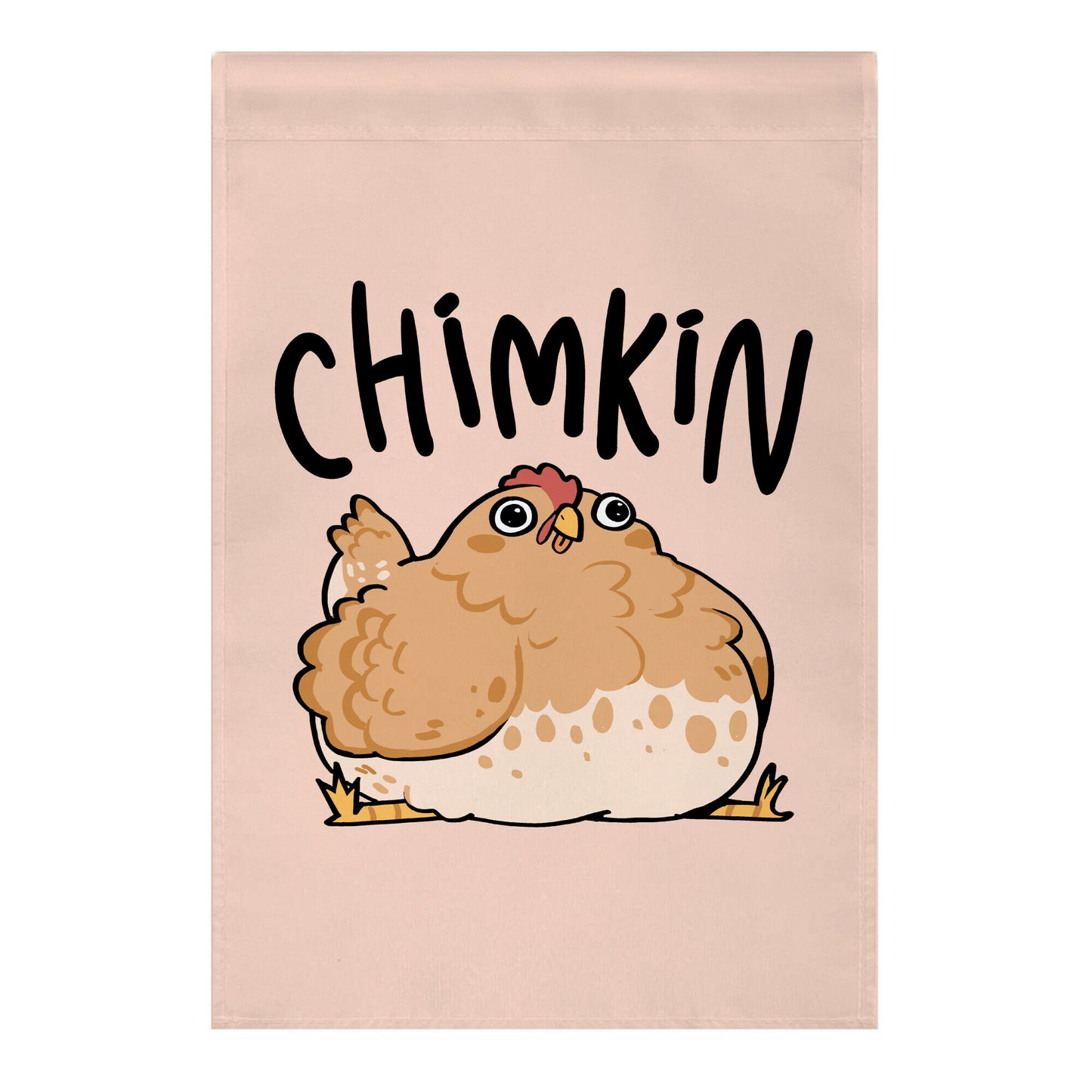 Chimkin Derpy Chicken Garden Flag