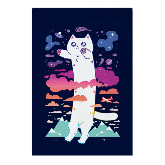 Long Cat Garden Flag