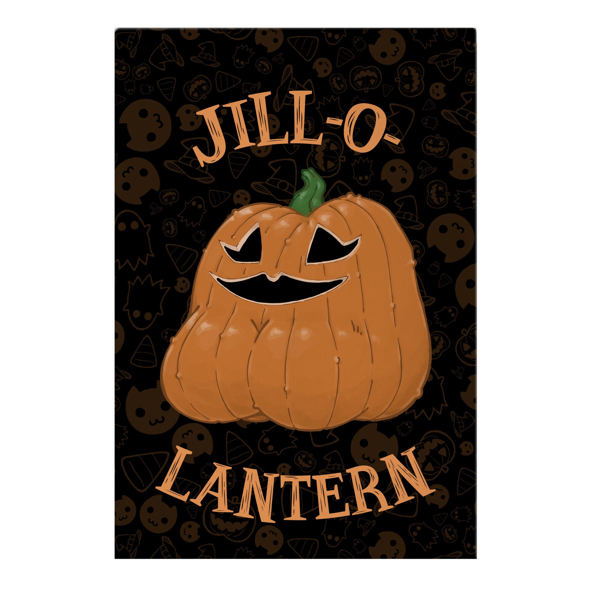 Jill-O-Lantern Garden Flag