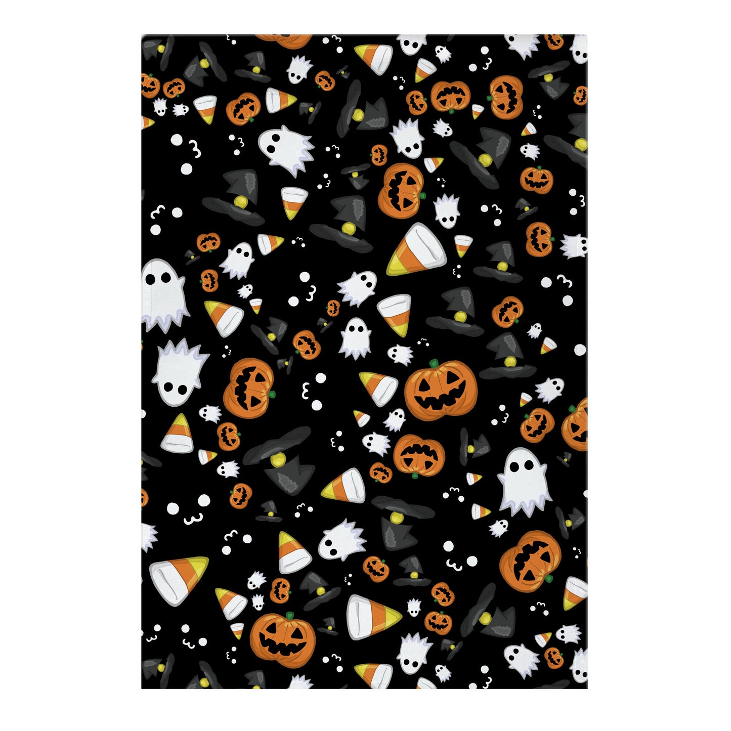 Spoopy Halloween Pattern Garden Flag