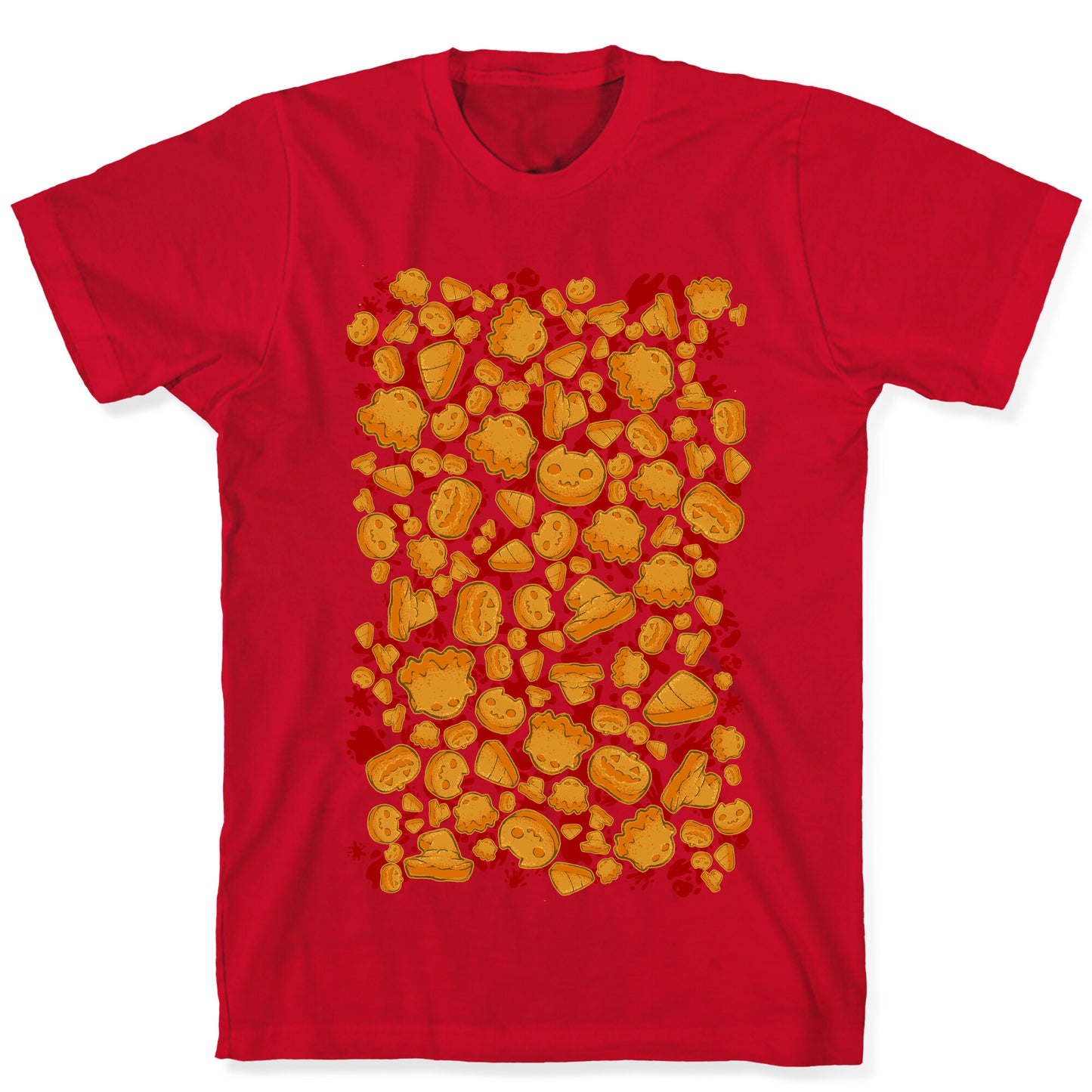 Halloween Nuggies Pattern T-Shirt