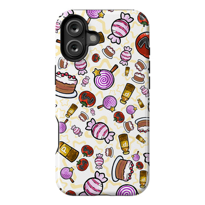 Kirby Munchies Pattern Phone Case