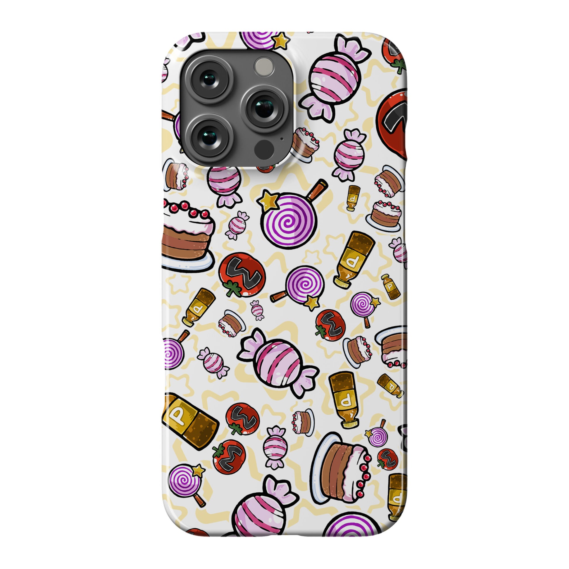 Kirby Munchies Pattern Phone Case