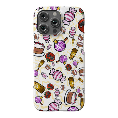 Kirby Munchies Pattern Phone Case