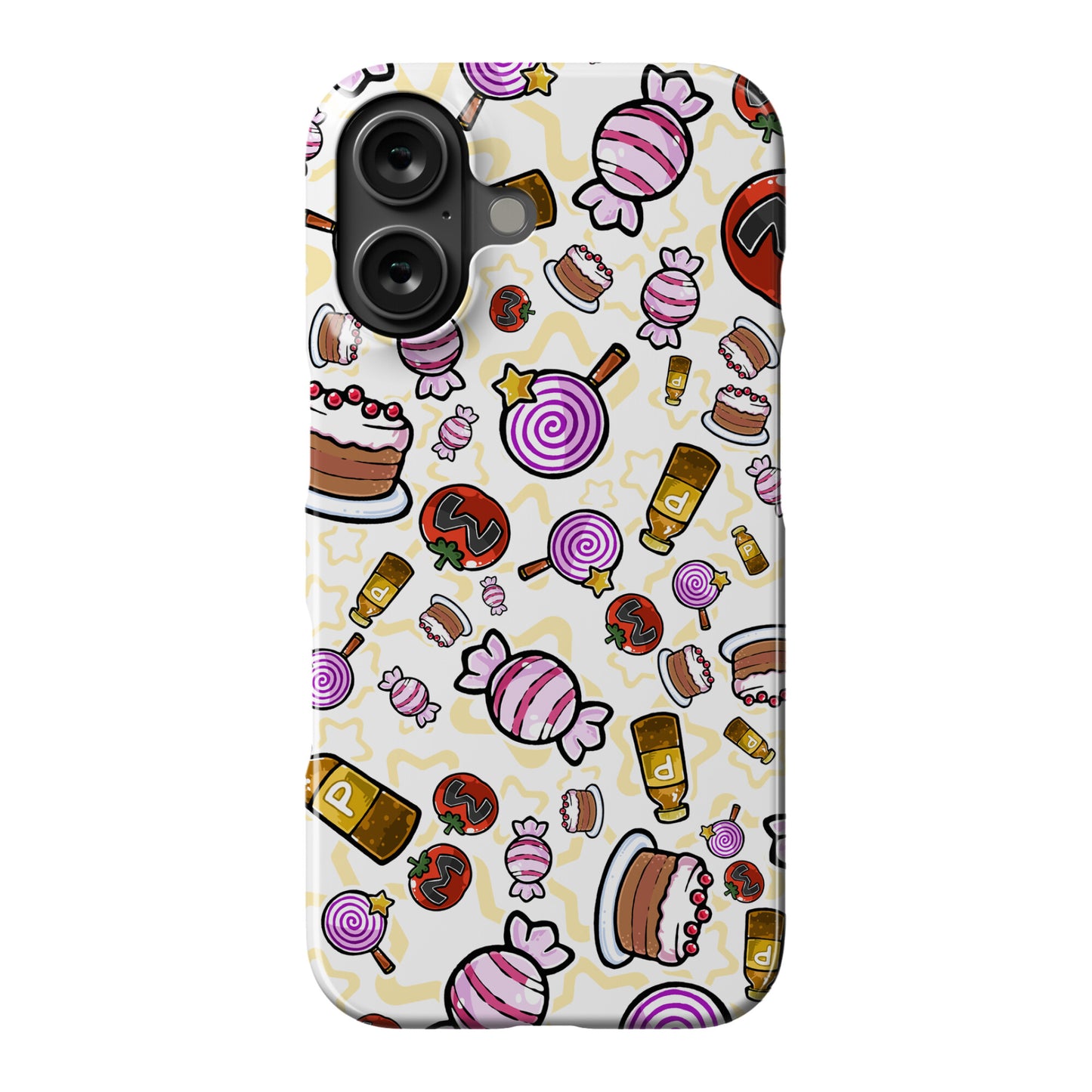 Kirby Munchies Pattern Phone Case