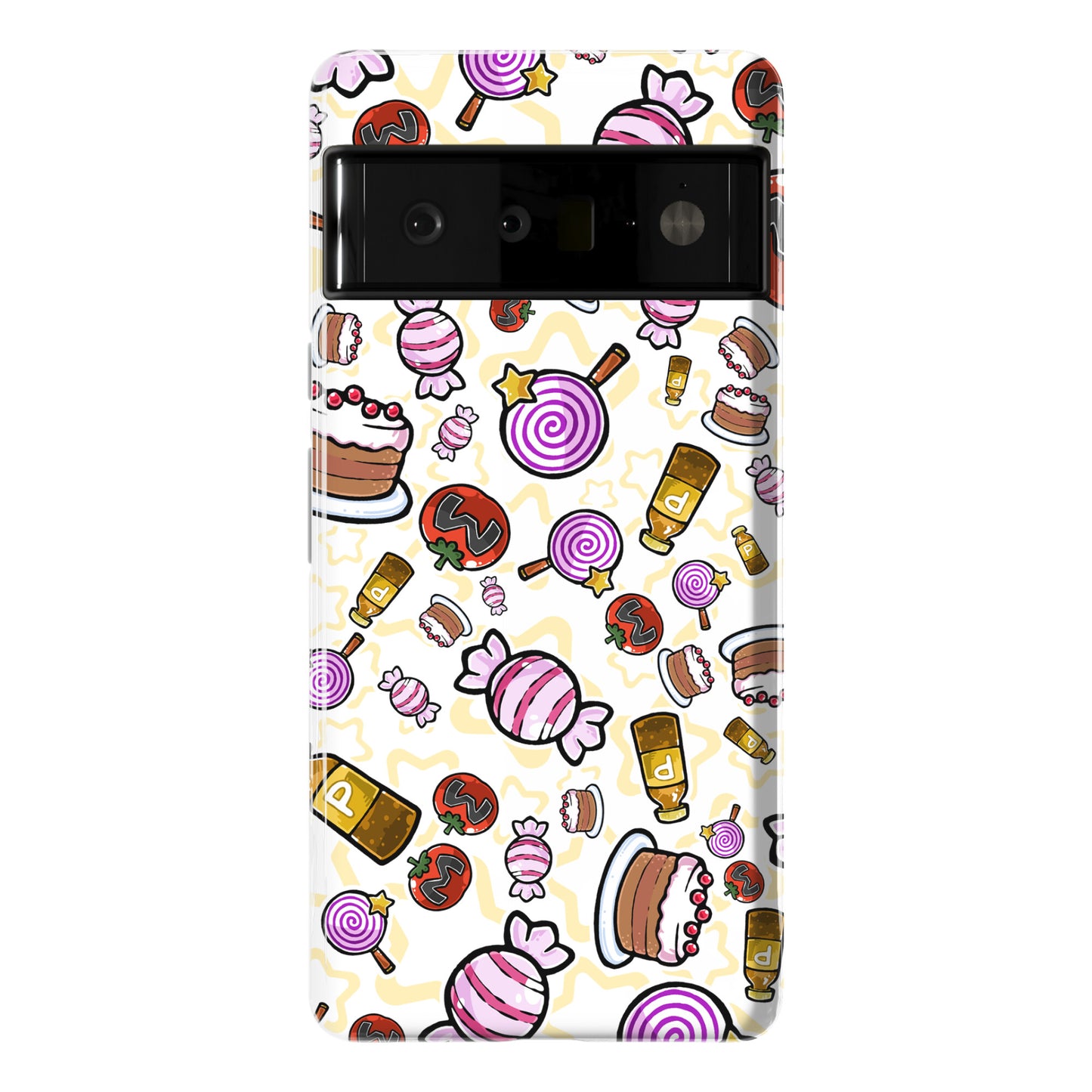 Kirby Munchies Pattern Phone Case