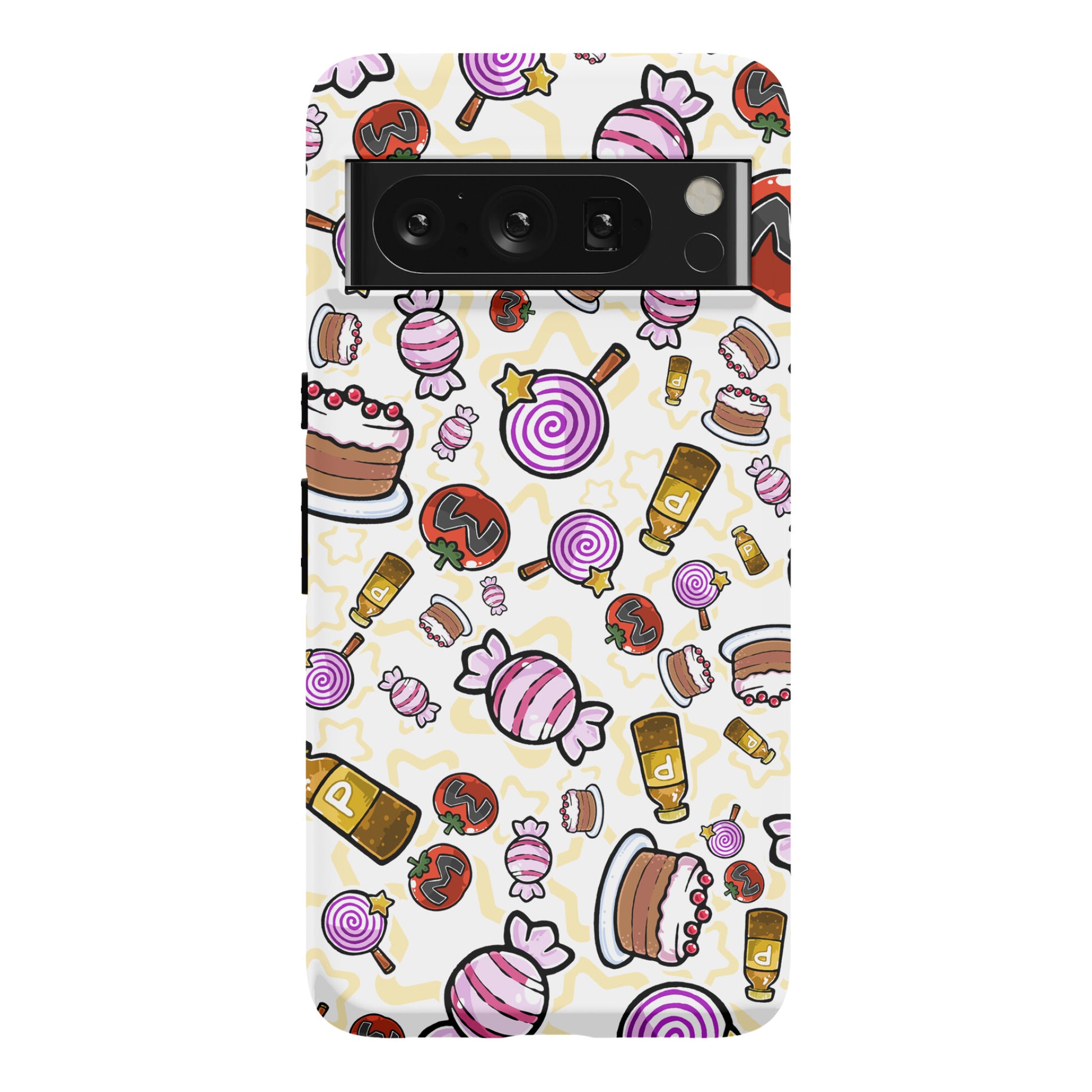 Kirby Munchies Pattern Phone Case