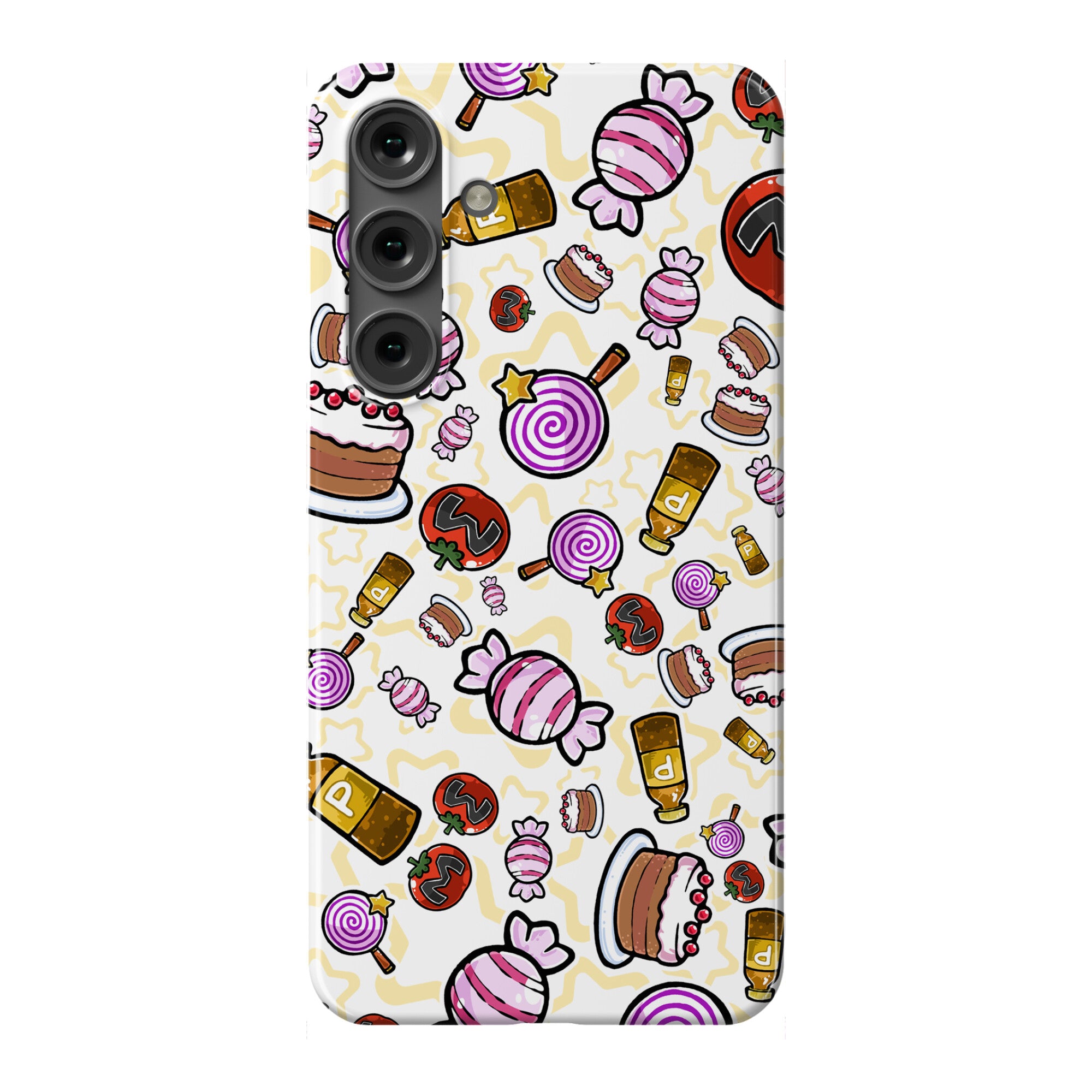Kirby Munchies Pattern Phone Case