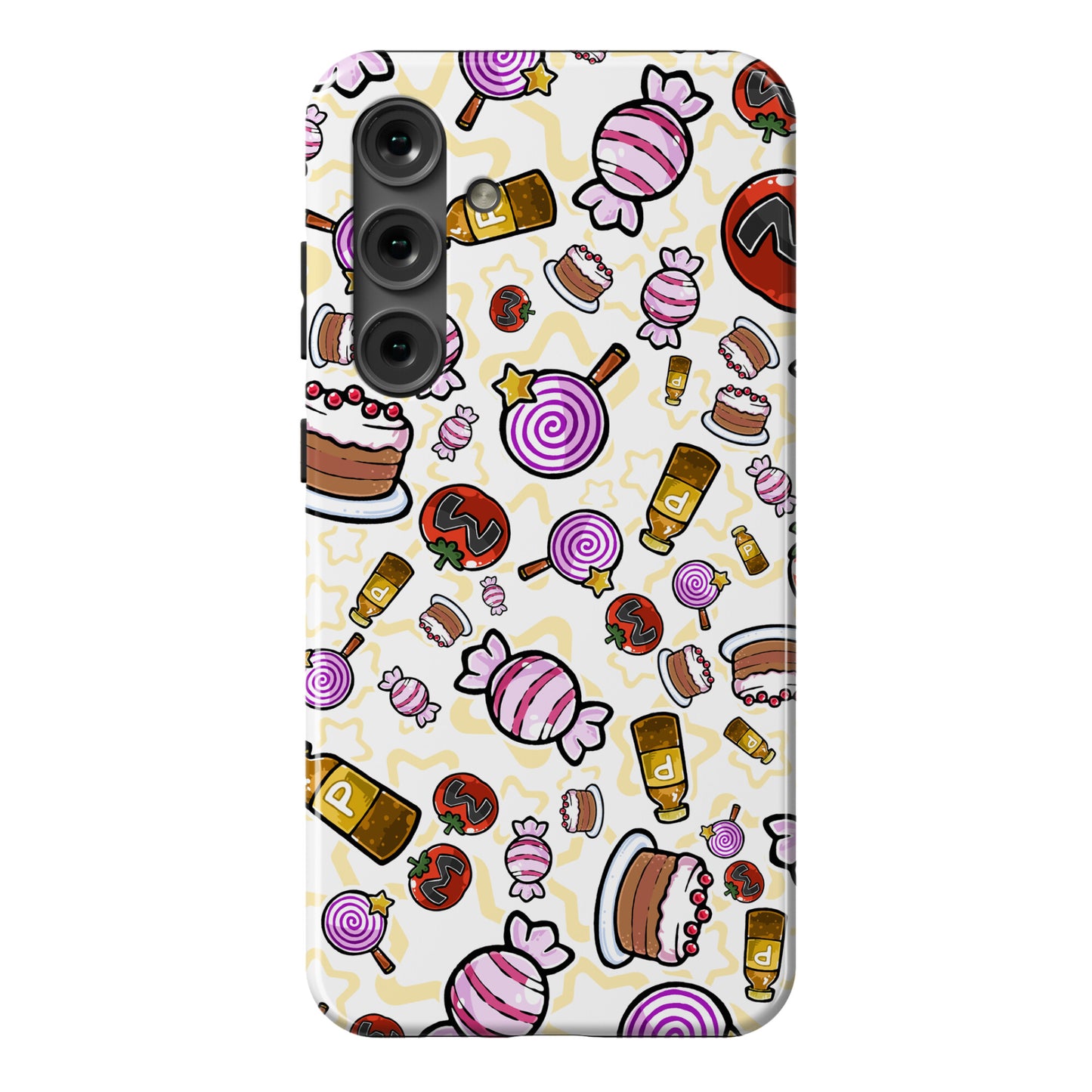 Kirby Munchies Pattern Phone Case