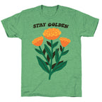 Stay Golden Marigolds Unisex Triblend Tee