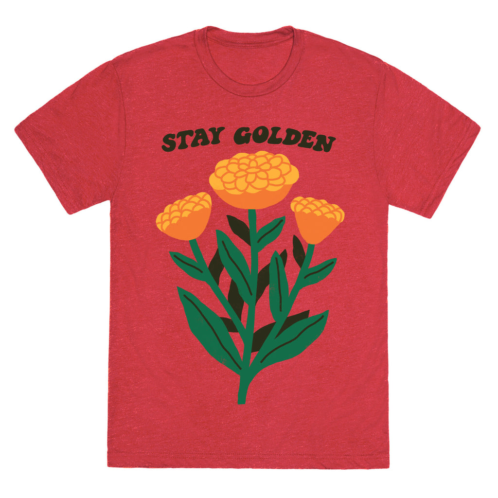 Stay Golden Marigolds Unisex Triblend Tee