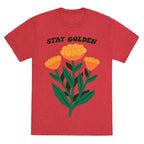 Stay Golden Marigolds Unisex Triblend Tee
