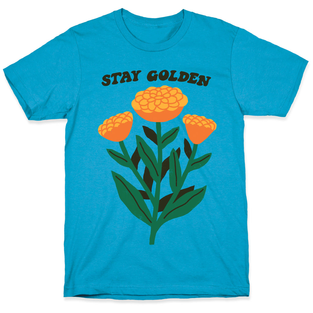 Stay Golden Marigolds Unisex Triblend Tee
