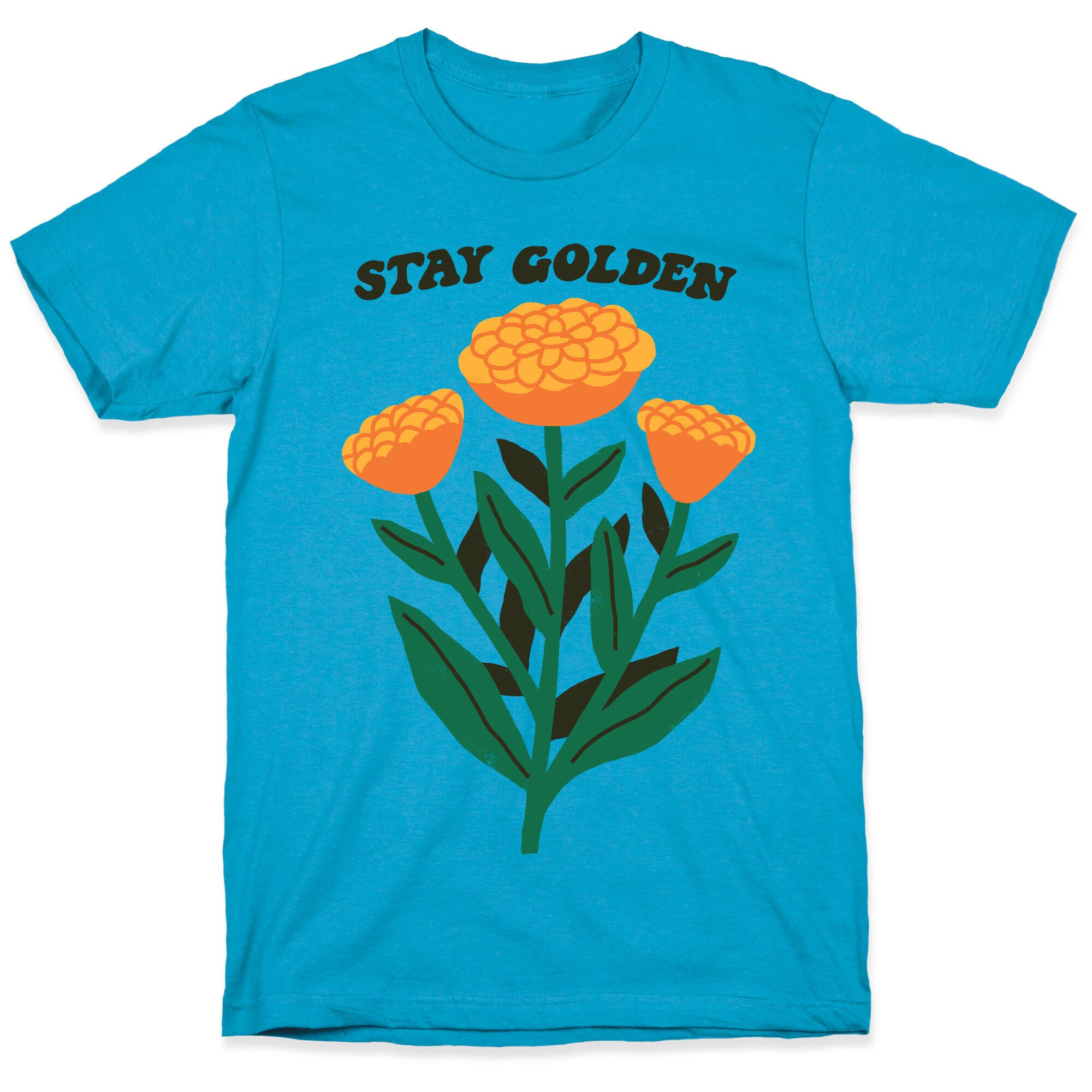 Stay Golden Marigolds Unisex Triblend Tee