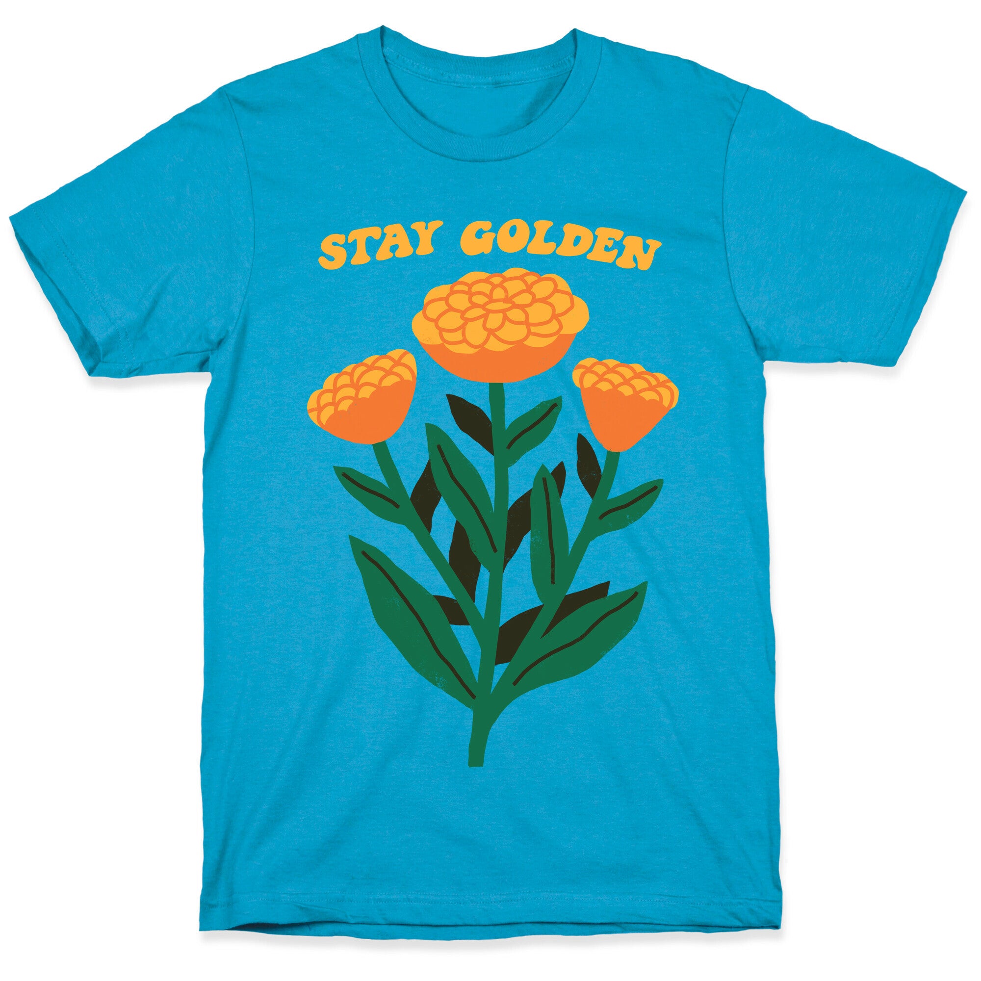 Stay Golden Marigolds Unisex Triblend Tee