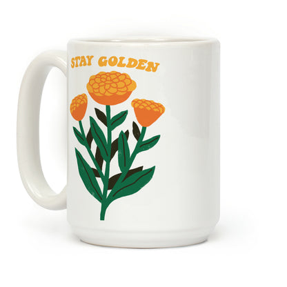 Stay Golden Marigolds Coffee Mug